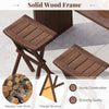 Set of 2 bar stools with saddle seats, crafted from teak wood, featuring a sturdy triangle structure for indoor and.