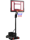 Basketball Hoop with 5-10 Feet Adjustable Height for Indoor Outdoor