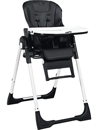 Costway 4-in-1 Adjustable High Chair Booster Seat Recline Black 48521637 New
