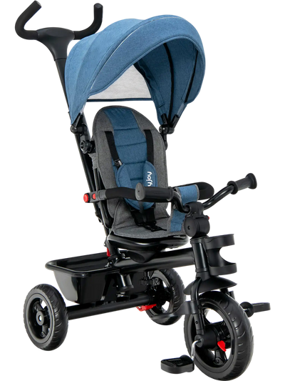Costway 4-in-1 Baby Tricycle Toddler Trike Convertible Seat 34075612 New