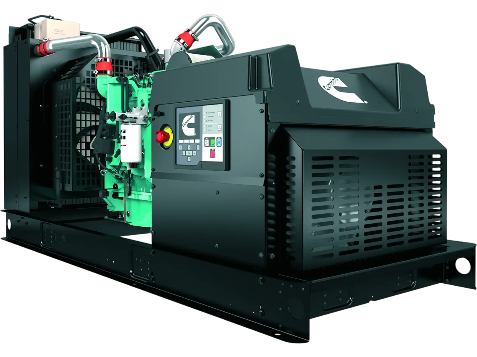 Cummins C100D6C 100kW Agricultural Generator Diesel Liquid Cooled 1 Phase 120/240V No Enclosure A061T471 New