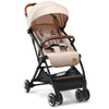 Lightweight Aluminium Frame Baby Stroller with Net-Beige - Gallery View 1 of 12