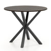 36 Inch Wood Dining Table with Intersecting Pedestal Base for 2-4 People-Brown - Gallery View 1 of 1