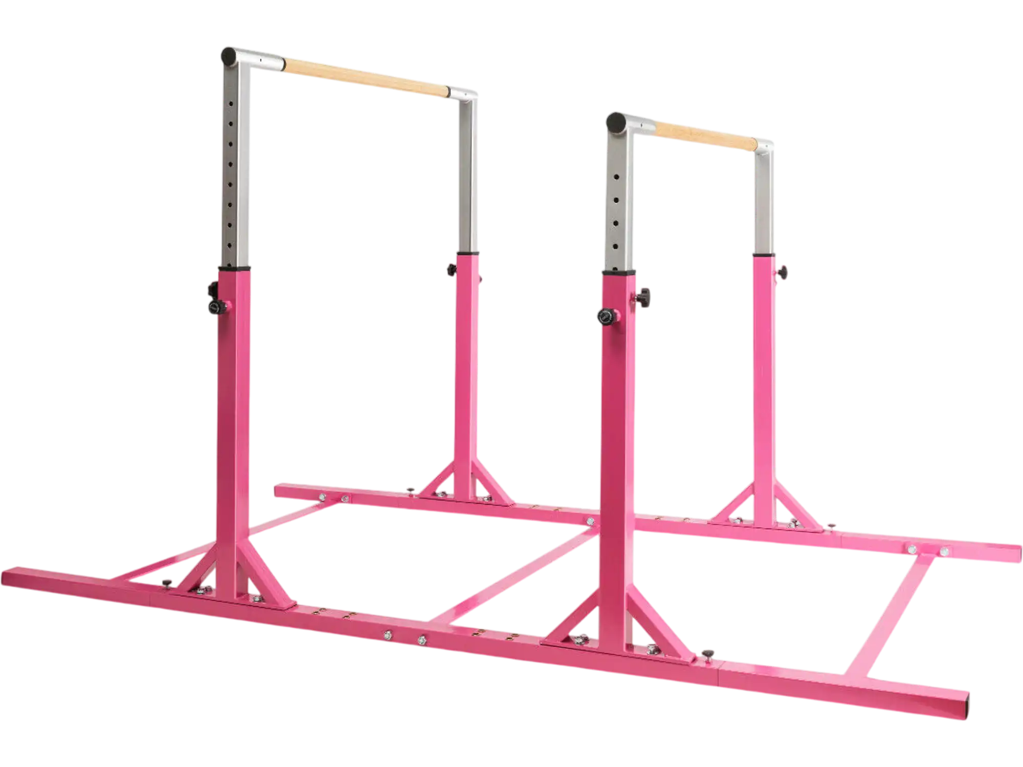 Costway Adjustable Kids Double Horizontal Bars Gymnastic Training Parallel Bars 41798562 New