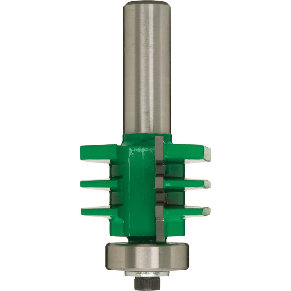 Grizzly C1367 - Finger Joint Bit w/ Guide Bearing, 1/2" Shank