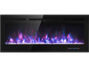 50 Inch Recessed Electric Insert Wall Mounted Fireplace with Adjustable Brightness
