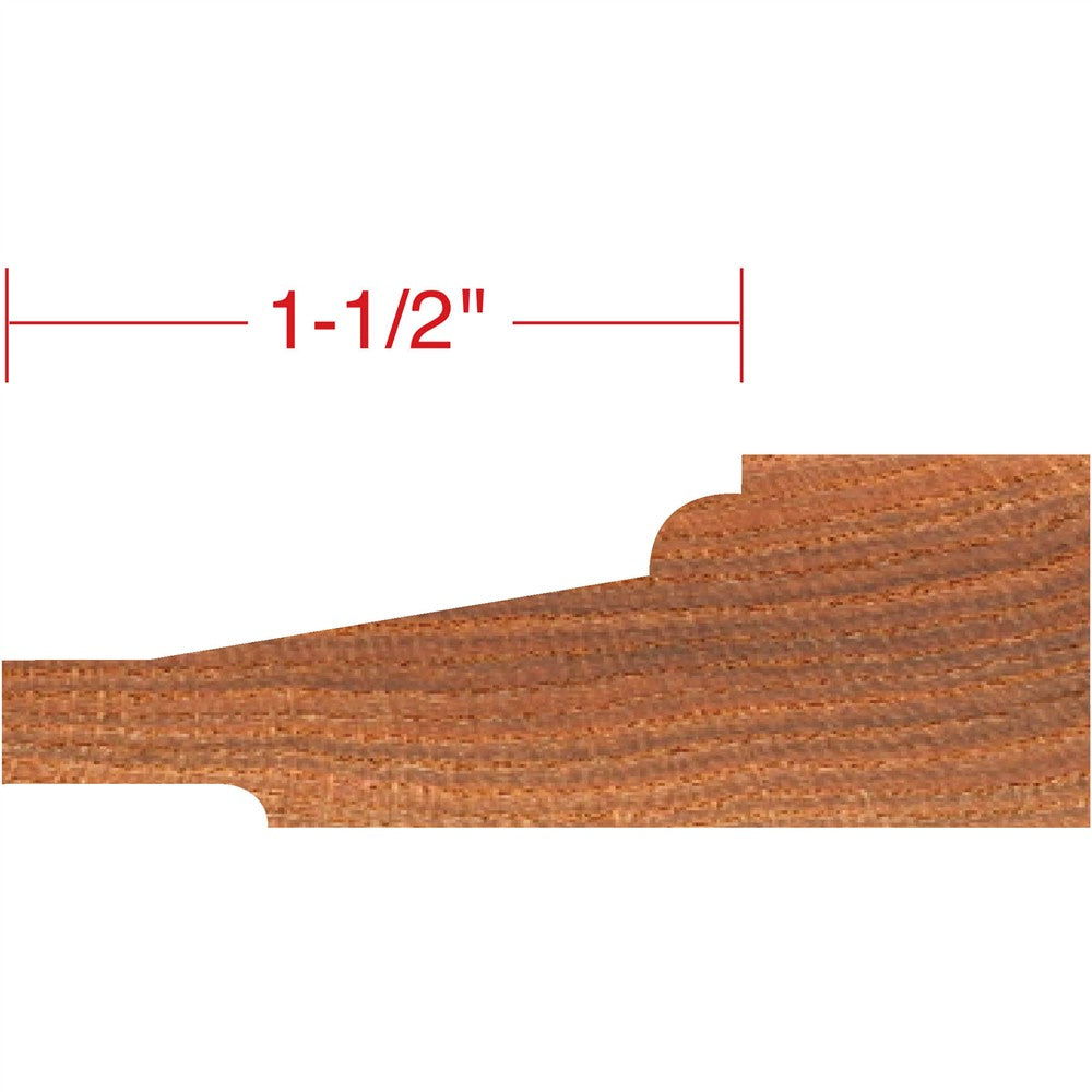 Grizzly C2077 - Panel Cutter - 12 Face & Quarter Round, 1-1/4" Bore