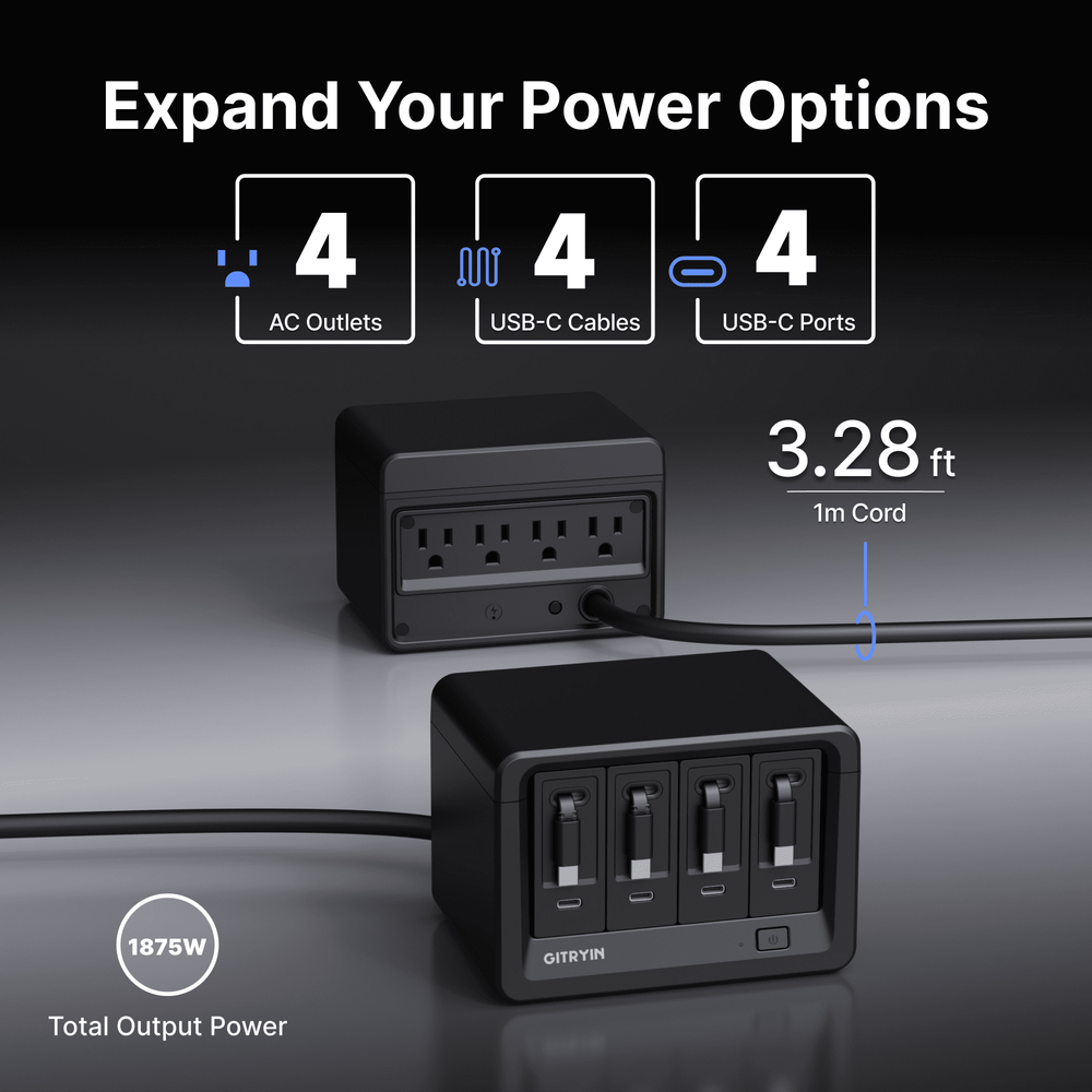 Giraffe Tools Desktop Charging Station 12-in-1 40W Combo New
