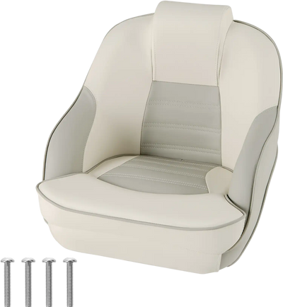 Costway Boat Captain Bucket Seat Waterproof PVC Leather 36814572 New