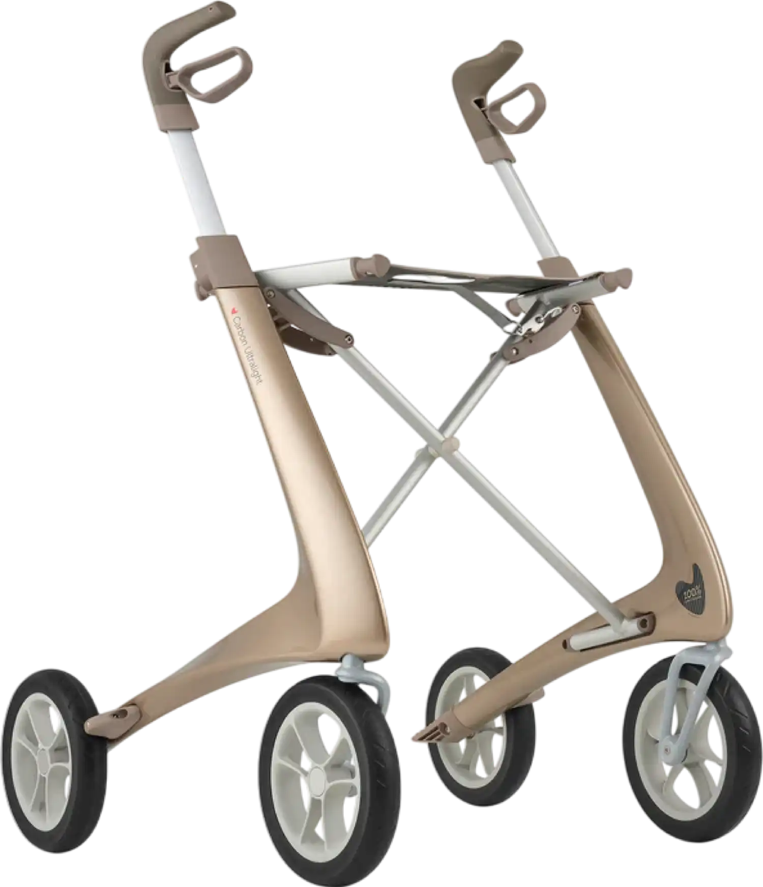 ByAcre Rollator Carbon Ultralight Folding 285 Lbs Load Capacity New