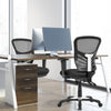 Ergonomic black mesh office chair with adjustable back height and armrests, designed for comfort and efficiency in any.