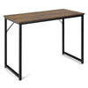 L Shaped Computer Desk and Writing Workstation for Home and Office-Rustic Brown - Gallery View 1 of 11