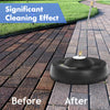 16-inch pressure washer surface cleaner with spinning nozzles for efficient cleaning of driveways and patios.