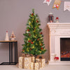 LED Christmas Tree with Red Berries Pine Cones-3' - Gallery View 1 of 13