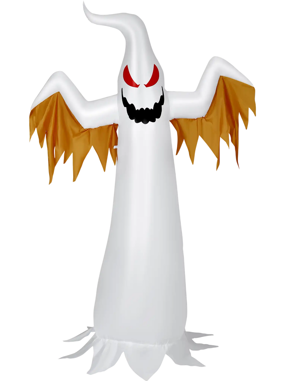 8 Feet Halloween Inflatable Ghost with Rotatable Flame LED Lights