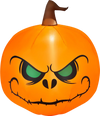 4 Feet Halloween Inflatable Pumpkin with Build-in LED Light