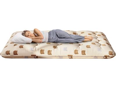 Costway Foldable Futon Mattress Full Size Washable Cover Carry Bag 61347895 New