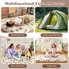 Foldable futon mattress with washable cover, ideal as a camping mattress, play mat, or sleeping pad for versatile use.