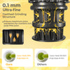 Close-up of the Cold Press Juicer's 0.1 mm ultra-fine toothed grinding structure for nutrient-rich, pulp-free juice.