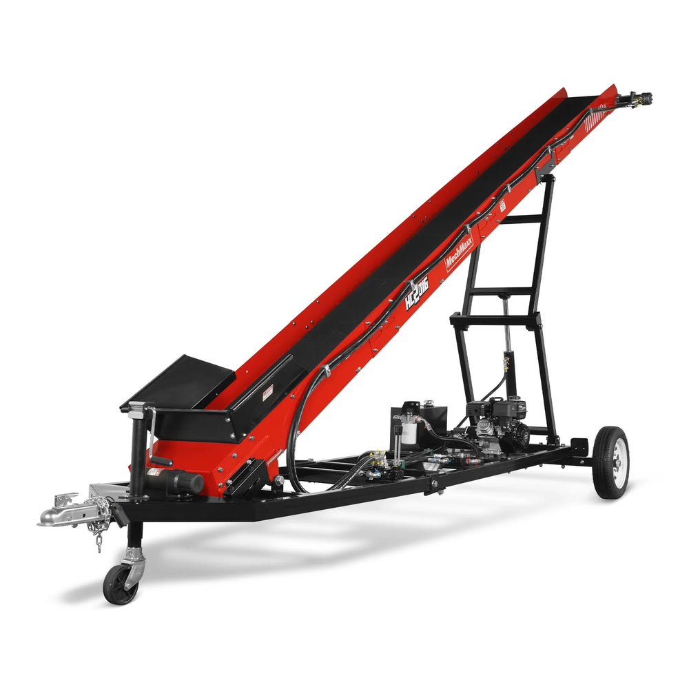 Firewood Conveyor,  7HP 212cc Gasoline Powered Max. 124" Lift Height,  236'' Length,  16" Width,  HC2016
