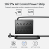 Giraffe Tools Smart Cooling Power Strip 10-Outlet 1875W New