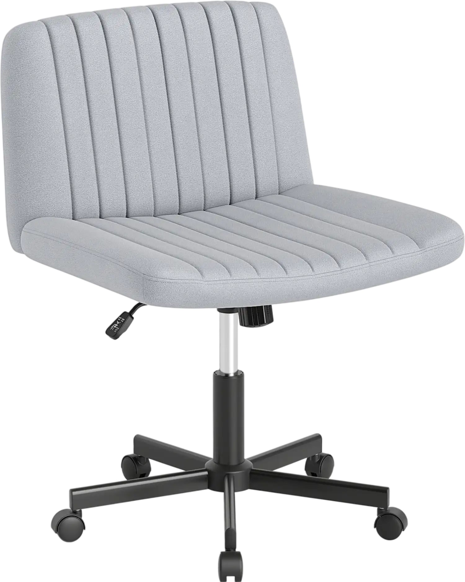Costway Criss Cross Swivel Desk Chair w/ Wheels Soft-Padded Wide Seat 692437581 New