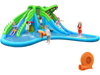 Inflatable Crocodile Style Water Slide Upgraded Kids Bounce Castle with 680W Blower