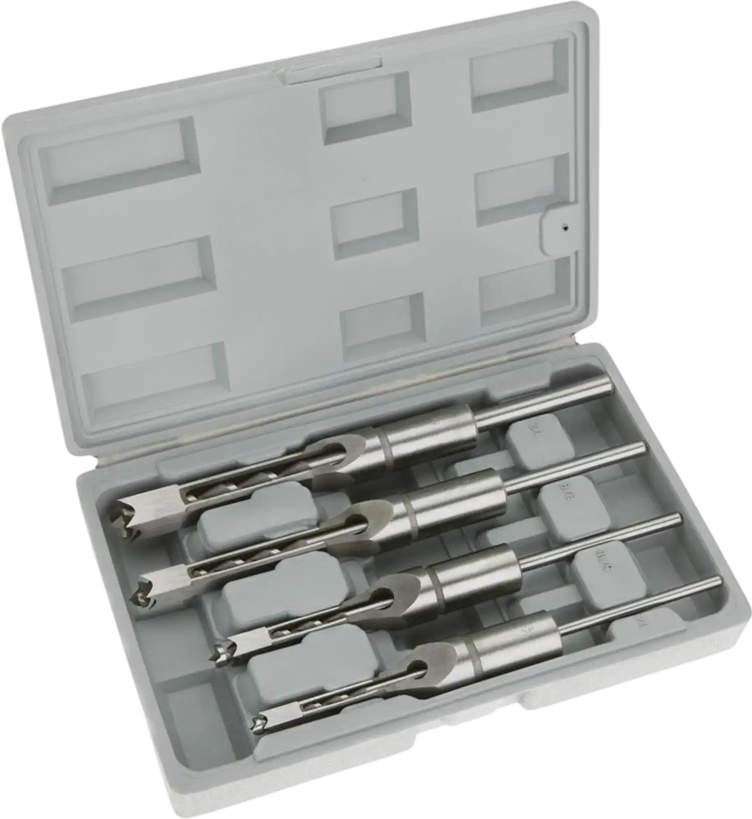 Shop Fox D2845 Mortising Chisels 4-Pc Set 1/4