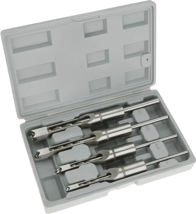 Shop Fox D2845 Mortising Chisels 4-Pc Set 1/4
