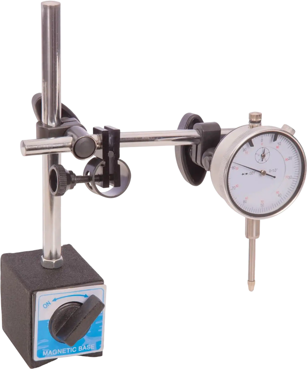 Shop Fox D3207 - Magnetic Base with Dial Indicator and Case