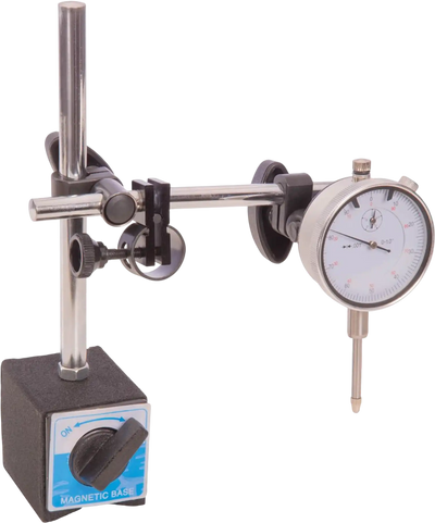 Shop Fox D3207 Calipers Magnetic Base with Dial Indicator and Case New