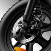 Run Mini Vintage Moped Ebike - Front brake rotor detail