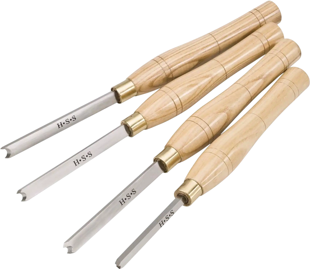 Shop Fox D3781 - Beading Lathe Chisel Set, 4 pc.