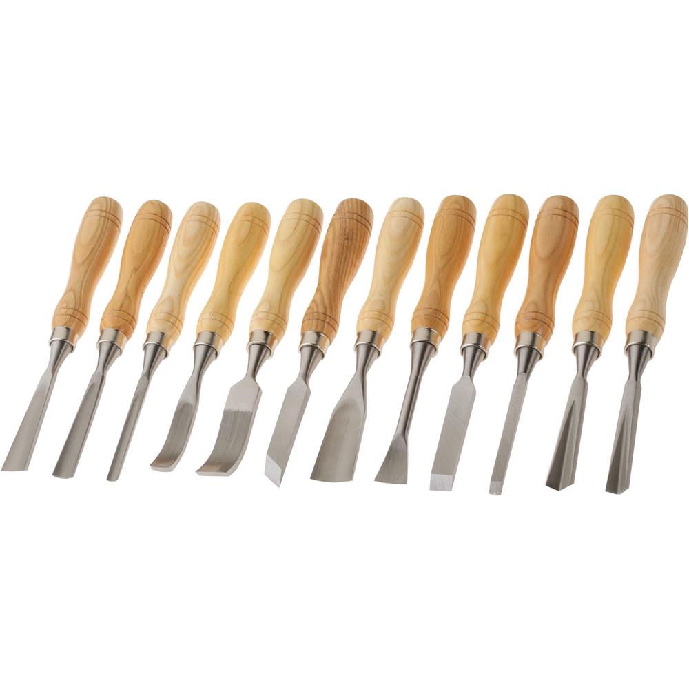Shop Fox D3784 - Chisel Set,12 pc.