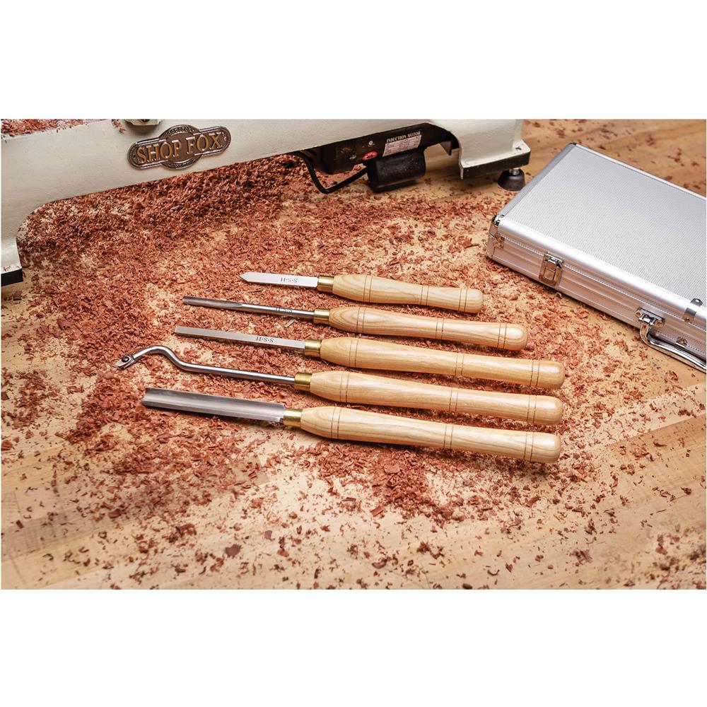 Shop Fox D3788 - Lathe Chisel Set, 5-Pc.
