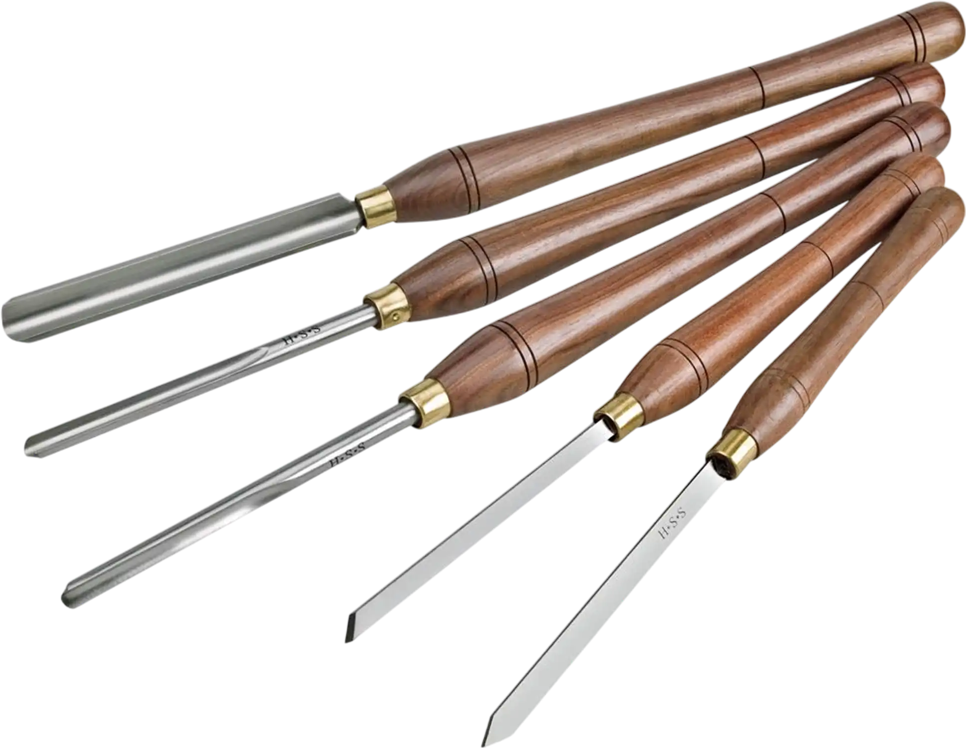 Shop Fox D3790 Chisels & Gouges Deluxe Lathe Chisel Set 5-Pc New
