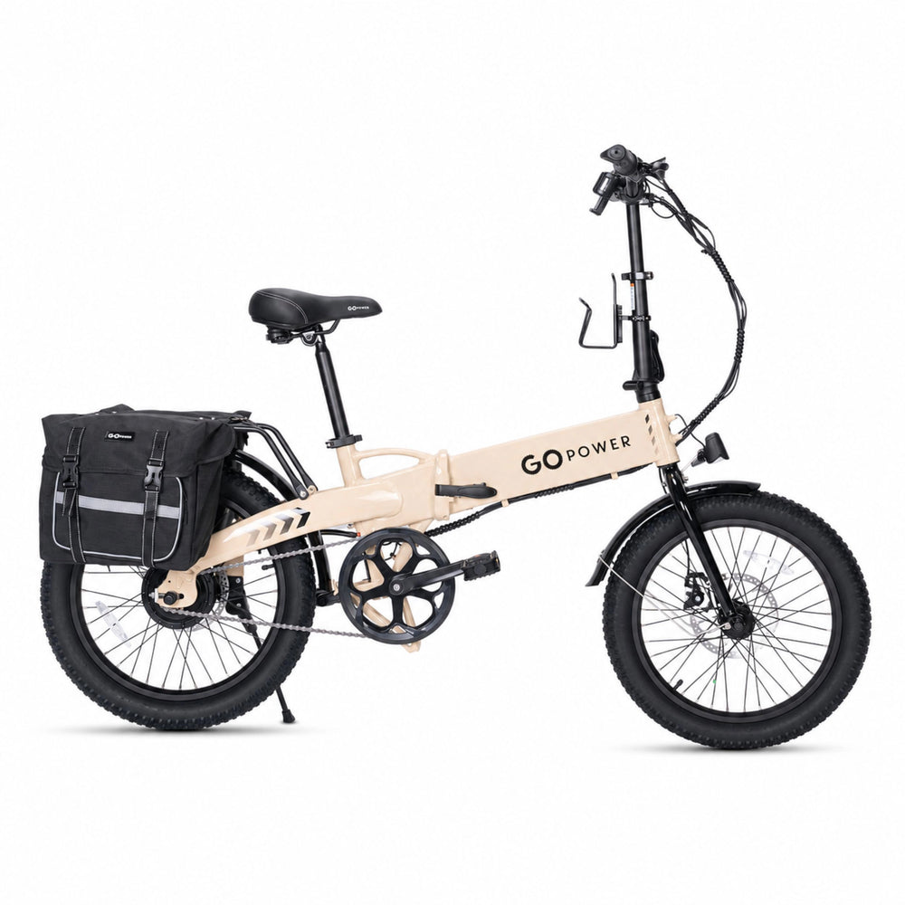 Gopowerbike Folding Electric Bike 20" 750W 20mph 45+ Mile Range New