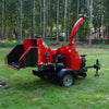 25hp 750cc Twin Cylinder ZONSEN Petrol Engine 7" Hydraulic Feeding Wood Chipper,  DCH7