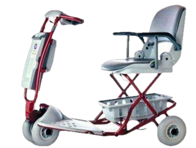 Tzora Classic Portable Lightweight Folding Mobility Scooter Red New