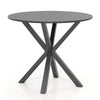 36 Inch Wood Dining Table with Intersecting Pedestal Base for 2-4 People-Black - Gallery View 1 of 1