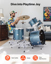 VEVOR Drum Set (Gravel Blue) - Image 6