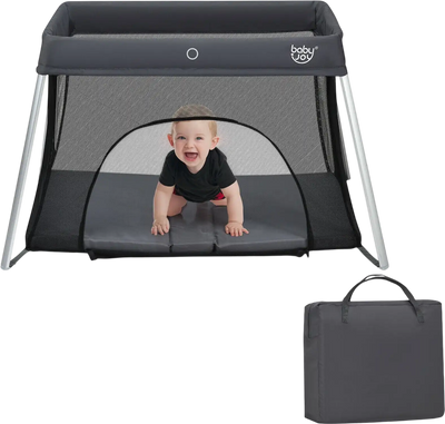 Costway Lightweight Foldable Baby Playpen w/ Carrying Bag 23604589 New