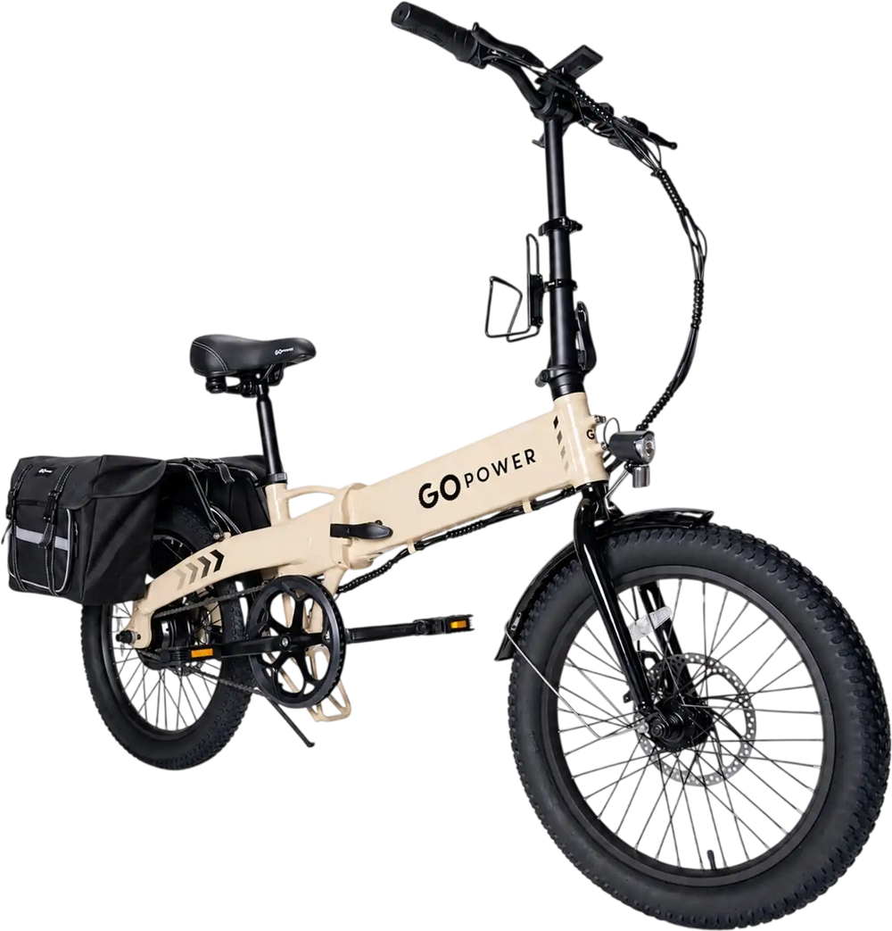 Gopowerbike Folding Electric Bike 20" 750W 20mph 45+ Mile Range New