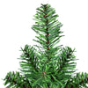Top view of a 2 ft artificial PVC Christmas tree with a burlap bag base, perfect for corner decoration during the.