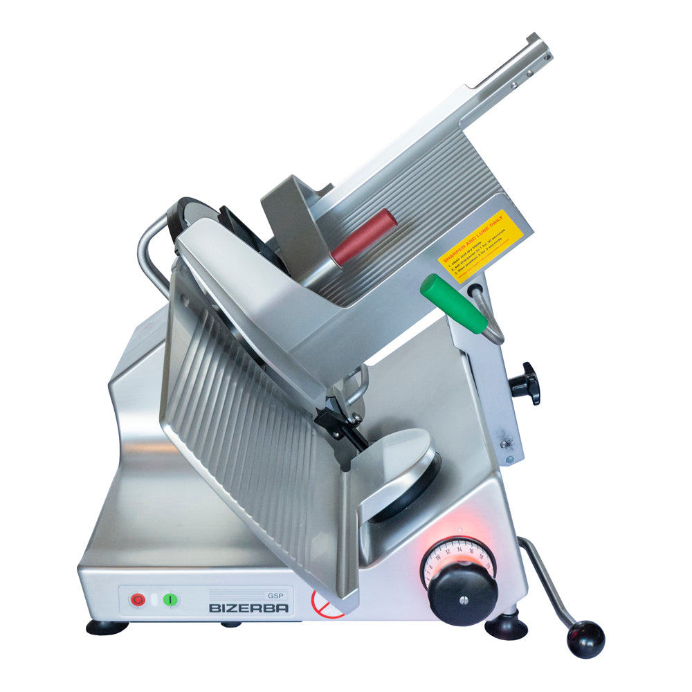 Bizerba Manual Slicer with Safe Blade Removal Gravity-Feed 13" Blade 1/2 HP GSPSBRHI90 New