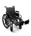 Emerald Supply iCruise Standard Wheelchair 18" x 16" with Elevating Leg Rests New