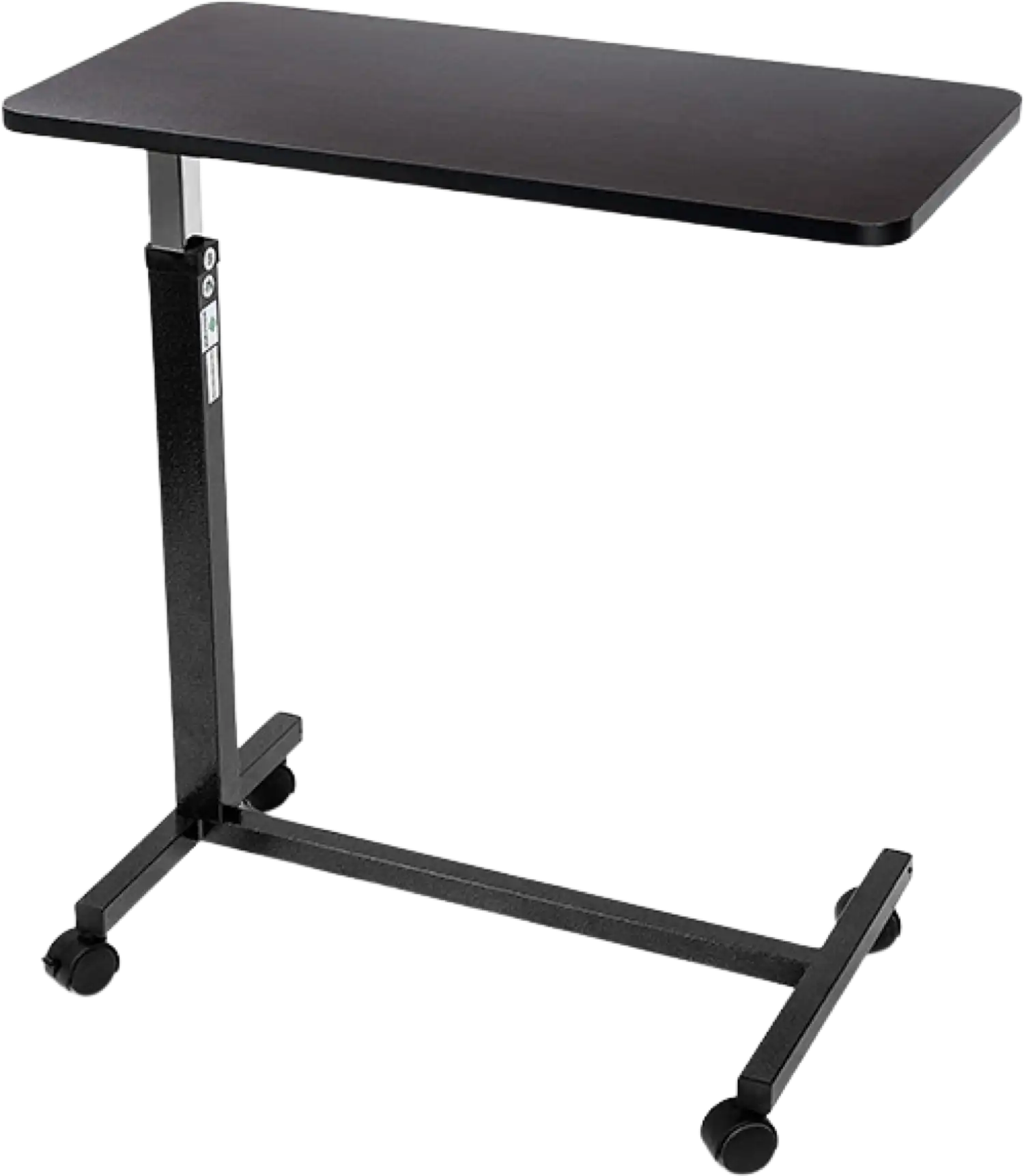 Emerald Supply Adjustable Overbed Table with Wheels New