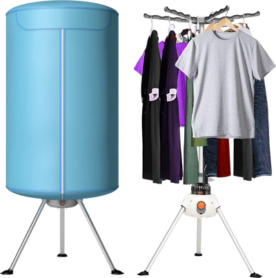 Costway Portable Ventless Clothes Dryer Folding Drying Machine Heater 63425081 New