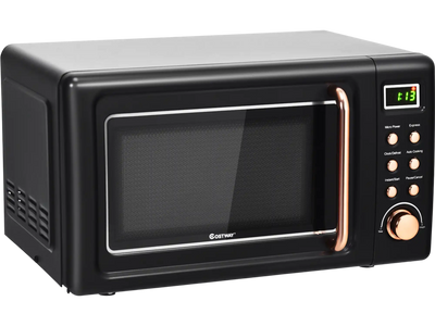 Costway 700W Retro Countertop Microwave Oven Auto Cook 40583261 New