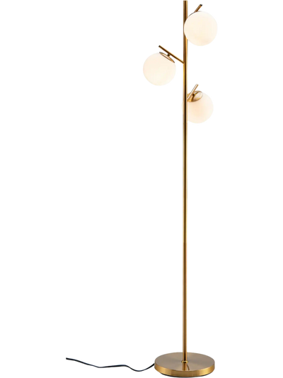 Costway 3-Globe Floor Lamp Foot Switch Bulb Bases 91563874 New
